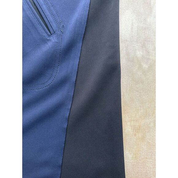 Zara A Line Dress Polyester Large Sleeveless And Mock Neck Pockets - Picture 3 of 7